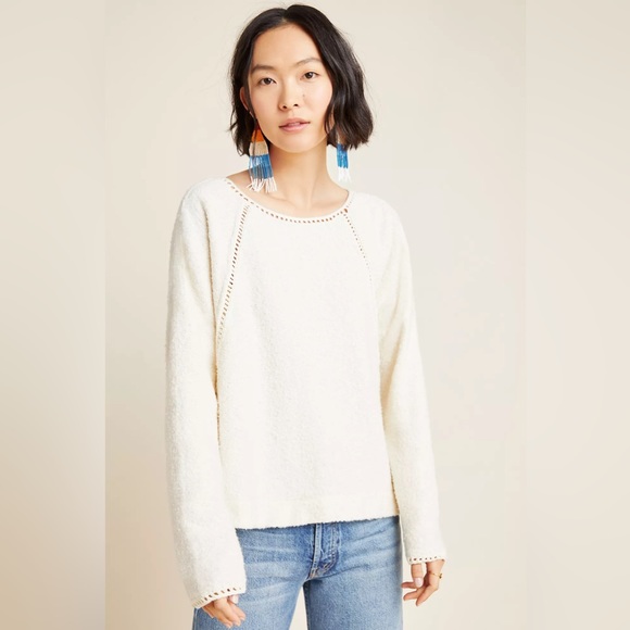 Anthropologie Valeria Textured Sweater Size Small Like New - Picture 2 of 15